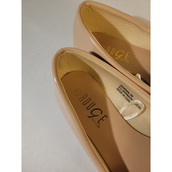 Rouge Helium Womens Crystal Studded Pink Leather Flats Size 9 - Picture 5 of 12